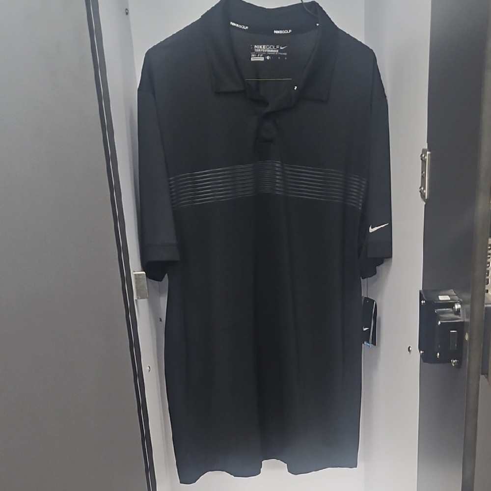 Nike Black Polo Shirt Classic Design